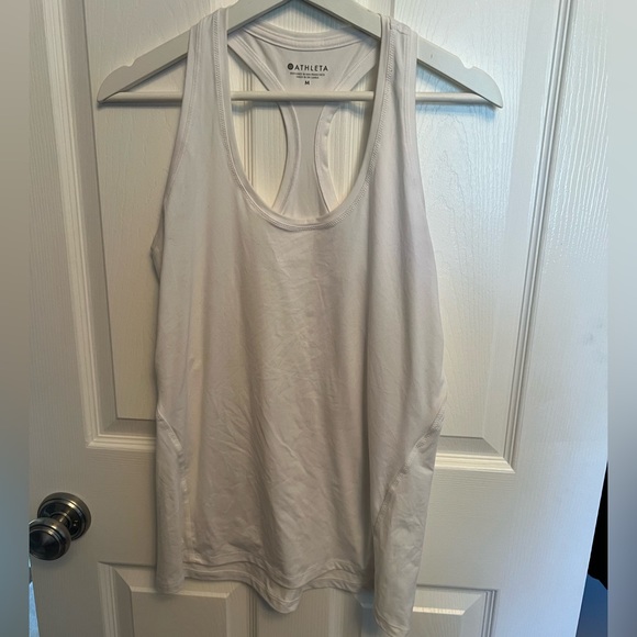 Athleta White Tank Top - Picture 1 of 3